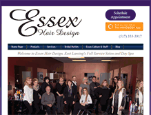 Tablet Screenshot of essexsalon.com